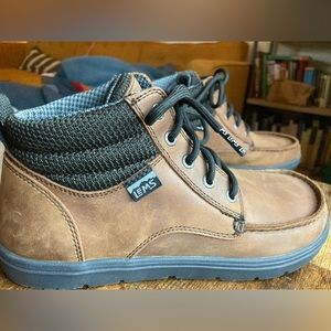 LEMS BOULDER BOOT MID LEATHER. Barefoot boots W10.5 M9 *NEW*